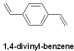 Structure of 1,4-divinyl-benzene